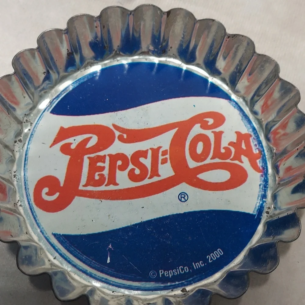 Vintage 2000 Pepsi Cola Coaster Set Retro Soda Pop Barware 4